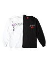 ナインルーラーズ NINE RULAZ グラフィックTシャツ Bonafide Love L/S Tee メンズ M-XXLサイズ ホワイト/ブラック _FAIR_t