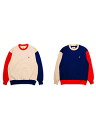 ハイライフ HIGH LIFE クルーネック スウェット Tricolor Crewneck メンズ M-XXL ネイビー/ベージュ
