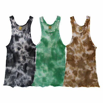 スペシャルワン SPECIAL 1 オリジナル タイダイ メッシュ ベスト MARINA VEST Yardies fit TieDye メンズ 網シャツ M-...