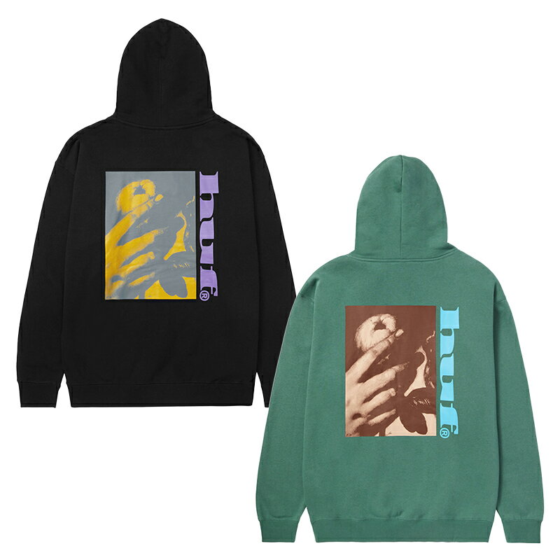 nt HUF vI[o[p[J[ M L XLTCY ubN/ O[/ gbvX vI[o[ STREET KNOWLEDGE HOODIE -2.COLOR- _FAIR_e