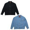 パスポート PASSPORT デニムジャケット M L XLサイズ ブラック/黒 インディゴブルー/青 メンズ アウター ジャケット Workers Club Lined Denim Jacket -2.COLOR- _FAIR_e