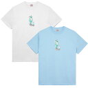 パスポート PASSPORT エビセン EVISEN Tシャツ コラボレーション ホワイト/ブルー M-XLサイズ メンズ EVISEN SAKE TEE -2.COLOR-