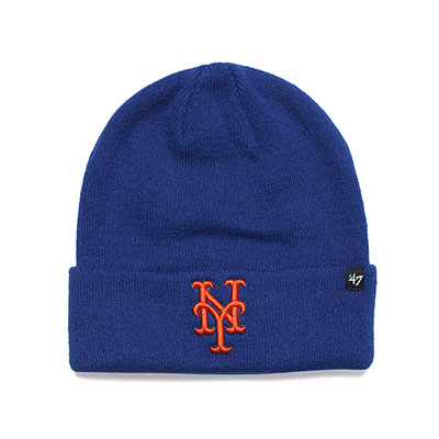 フォーティセブン 47 ニットキャップ 帽子 ビーニー MLB公認ブランド ロサンゼルス・ドジャース ロイヤル METS RAISED'47 CUFF KNIT -ROYAL-