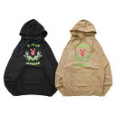 プレイボーイ PLAYBOY パーカー トップス フーディー スウェット PLAYBOY × JAMAICA COLLECTION JAMAICA CORE LOGO HOODIE メンズ L-XXL ブラック/ベージュ