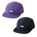 エフティーシー FTC キャンプキャップ 帽子 ブラック/パープル メンズ WASHED CANVAS CAMP CAP -2.COLOR-