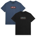 パスポート PASSPORT Tシャツ 半袖 ブルー/ブラック M-XLサイズ メンズ PATTONED TEE -2.COLOR-