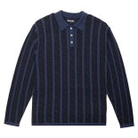 ѥݡPASSPORT˥åȥݥĹµͥӡM-XLPATTONEDKNITLSPOLO-NAVY-