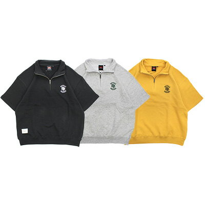 ~[ MURAL XEFbg M,L,XLTCY ubN/ O[ CG[ gbvX g[i[  nClbN n[tWbv S BS HALF ZIP S/S SWEAT