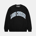 ハフ HUF ジャカードニットセーター トップス ブラック M-Lサイズ メンズ HUF X LAND CRUISER PARTS & SERVICE SWEATER -BLACK- _FAIR_e