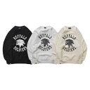 ミューラル MURAL スウェット トップス クルーネック トレーナー プルオーバー プリント BS CREW SWEAT メンズ M-XXL ブラック/グレー...