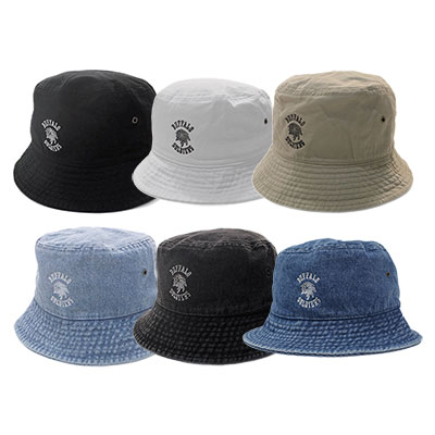 ミューラル MURAL バケットハット 帽子 ハット ロゴ 刺繍 BS BUCKET HAT メンズ ユニセックス M-L ブラック/ホワイト/ベージュ/Wインディゴ/BKデニム/インディゴ