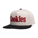 クッキーズクロージング Cookies Clothing キャップ 帽子 スナップバック MUERTE RODEO 5PANEL HIGH CROWN SNAPBACK HAT メンズ フリーサイズ ナチュラル