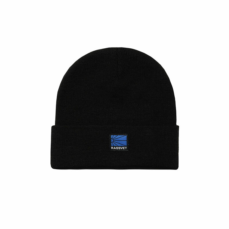 饹١RASSVETӡˡ˥å˹˥åȥåץ֥åRASSVETLOGOBEANIE-BLACK-