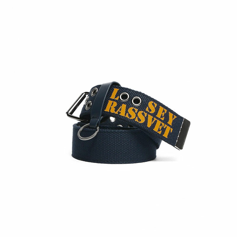 饹١RASSVET٥ȥͥӡWEBBINGBELT-NAVY-