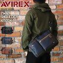 アヴィレックス ショルダーバッグ メンズ AVIREX アビレックス ボディバッグ 2WAY 斜めがけ かっこいい ブランド 男女兼用 ユニセックス 斜めがけバ...