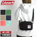 コールマン ショルダー ショルダーバッグ レディース メンズ ショルダーポーチ ミニ ミニショルダー ブランド 斜めがけ Coleman 撥水 はっ水 AMER...