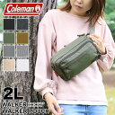 楽天BAG SHOP ARRコールマン ウエストバッグ Coleman WALKER ウォーカー WALKER POUCH ショルダーバッグ ボディバッグ 斜め掛けバッグ 3WAY 2L ウォーカーポーチ アウトドア ブランド メンズ レディース 男女兼用 普段使い ウォーキング 旅行 レジャー アウトドア 鞄