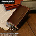 KATHARINE HAMNETT LONDON キャサリンハムネットロンドン COLOR TAILORED2 カラーテーラード2 キーケース 4連 小銭入れあり カード収納 ブランド 普段使い タウン デイリー ビジネス カジュアル オシャレ 牛革 本革 レザー 革 人気 財布 サイフ さいふ メンズ 490-58701