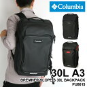 リュック メンズ（10000円程度） コロンビア リュック メンズ 大容量 リュックサック Columbia BREMNER SLOPE S 30L BACKPACK ブレムナースロープS30Lバックパック PU8615 デイパック 通勤 通学 アウトドア 旅行アウトドア スポーツ 部活 旅行 A3 A4 PC収納 レディース 大学生 高校生 ブランド 人気