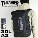 スラッシャー リュック メンズ スラッシャー リュック メンズ 大容量 リュックサック THRASHER R1930 正規品 スクエアリュック デイパック バックパック A3 B4 A4 30L 通勤 通学 旅行 スポーツ 2層 2ルーム 大容量 軽量 PC収納 レディース 大学生 高校生 中学生 人気 ブランド カジュアル オシャレ