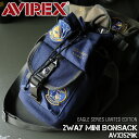 アビレックス バッグ トップガン2 ミニ ボンサック メンズ 小さめ 2WAY ショルダーバッグ アヴィレックス AVIREX ブランド 限定モデル レディース...