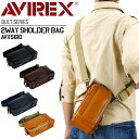 アビレックス バッグ ショルダーバッグ ボディバッグ メンズ アヴィレックス AVIREX かっこいい 2WAY レザー 本革 レディース 男女兼用 ユニセックス ワンショルダーバッグ AVX5610 ブルト Bulto 牛革 レザー ブランド 20代 30代 40代 50代 60代(4)