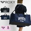 ロキシー ボストンバッグ ROXY レディース 2024 新作 女の子 女子高生 通学 45L 2WAY 1泊 2泊 3泊 アウトドア かわいい ブランド おしゃれ 大容量 レジャー キャンプ 旅行 ブラック 黒 ネイビー 紺 RBG241308