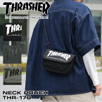 スラッシャー ショルダーバッグ メンズ ブランド THRASHER Benchmark ベンチマーク THR-170 ミニショルダーバッグ ショルダーポーチ 斜め掛け 撥水 軽量 スポーツ 旅行 フェス アウトドア レジャー レディース 正規品 カジュアル オシャレ 人気 鞄 カバン かばん バッグ