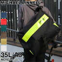 マイケルリンネル ショルダーバッグ メンズ ブランド MICHAEL LINNELL メッセンジャーバッグ 大きい MLVC-01 斜め掛けバッグ 35L 大容量 A3 B4 軽量 レディース 男女兼用 通学 通勤 旅行 トラベル フェス アウトドア オシャレ カジュアル 人気 鞄 カバン かばん バッグ