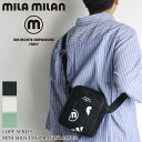 ミラミラン バッグ ショルダーバッグ メンズ ブランド MILA MILAN Lope ロペ 249102 ミニショルダーバッグ 斜め掛けバッグ ショルダーポーチ 縦型 旅行 ビジネス 通勤 ゴルフ 合皮 PVC バッグ レディース 男女兼用 カジュアル オシャレ 人気 鞄 かばん カバン(4)