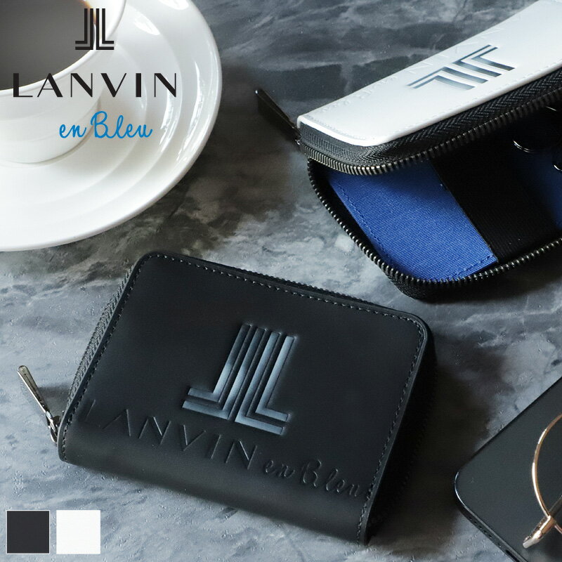 ランバン キーケース 4連 ランバンオンブルー LANVIN en Bleu スウィッシュ 515602 ラウンドファスナー..