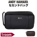 セカンドバッグ メンズ/ANDY HAWARD（アンディハワード）シボ合皮 セカンドポーチ 日本製 27cm/25858/送料無料 小物 ブランド バッグ メンズバッグ クラッチバッグ 男性 お父さん 父の日 敬老の日 お誕生日 バレンタインデー クリスマス プレゼント ギフト 黒 茶