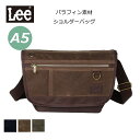 ショルダーバッグ メンズ 斜めがけ Lee リー crash パラフィン加工 ヨコ型 ショルダーバッグ 320-4032 A5サイズ バッグ メンズバッグ 斜め掛け 横型 男性 ショルダーバック 黒 カーキ 茶 かっこいい 小さめ ミニ 大人 お誕生日 クリスマス プレゼント(4)
