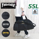 ボストンバッグ 修学旅行 男の子 小学生 THRASHER スラッシャー ボストンバッグ 55L 撥水加工 thr-284 大容量 ボストン ブランド ボストン...
