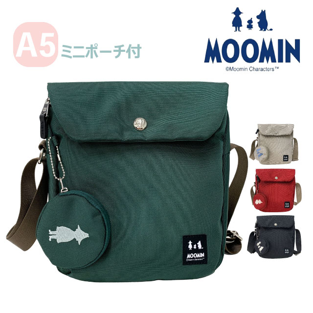乐天商城 - ショルダーバッグ レディース 斜めがけ 大人 軽量 タテ型 はっ水 上品 使いやすい ミニショルダー 軽い バッグ 旅行 ミニバッグ ショルダー ファスナー付 斜めがけバッグ 女性 祖母 通勤 黒 北欧 コンパクト レディースバッグ 誕生日 プレゼント MOOMIN ムーミン rmnk-01