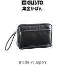 集金バッグ 集金カバン G GUSTO Gガスト セカンドポーチ 26cm 日本製 25626 バッグ・小物・ブランド雑貨 バッグ メンズバッグ クラッチバッグ・セカンドバッグ 集金鞄 男性 お父さん お誕生日 クリスマス プレゼント ギフト 黒 豊岡