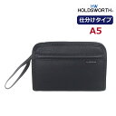 セカンドポーチ バッグ HOLDSWORTH セカンドバッグ 大開きタイプ 3356 集金バッグ 集金カバン メンズ セカンドバック 人気 小物入れ 冠婚葬祭 メンズバッグ かっこいい 薄マチ クラッチバッグ 集金鞄 おしゃれ 黒 ストラップ付き 男性 誕生日プレゼント(4)