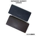 長財布 メンズ 薄 KATHARINE HAMNETT キャサリンハムネット PRISM かぶせ長財布 490-50506 長サイフ 折りたたみ財布 二つ折り 男性 革 ブランド プレゼント 大容量 バレンタインデー メンズ財布 薄型 折りたたみ長財布 薄い クリスマス 誕生日 30代 40代 お財布 長サイフ