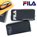 財布 中学 男子 FILA ポリプリント ラウンド長財布 fims-0351 キッズ 財布 男の子 スポーツブランド 大容量 長財布 中学生 財布 高校生 さいふ 長サイフ おしゃれ かっこいい ロゴ 黒 韓国 誕生日プレゼント クリスマスプレゼント 小学生 高学年 お 財布 修学旅行