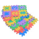 EVAフォームマット番号文字カーペット 36ピースソフトフォームプレイマット番号フォームパッドレター赤ちゃんの子供たちがクロールパッドのおもちゃ12x12cm
