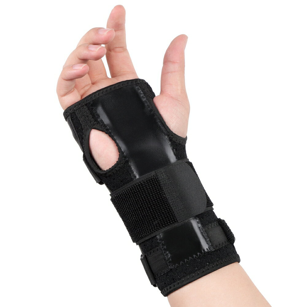 男性と女性のためのリストブレース 手首サポート手根管金属製手首スプリント 手と手首のサポートのための取り外し可能なスプリントスタビライザー付き 腱炎関節炎の手根管の痛みを和らげるのに…