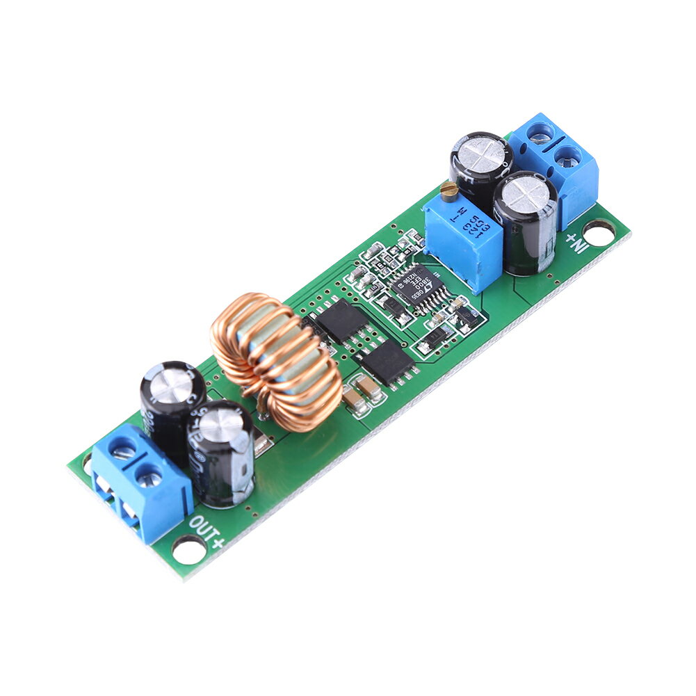 EBTOOLS DC-DC Buck Buck Converter 調整可能な電源モジュール 6.5V-60V から 1.25-30V 10A 24V ビデオ AC 3v DC-DC