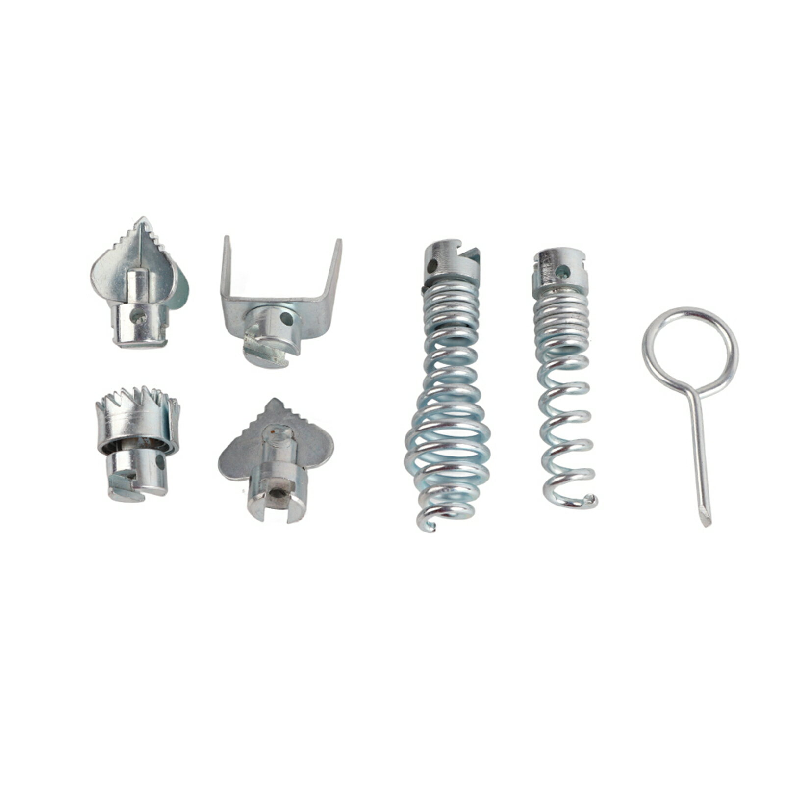 排水クリーナーコンビネーションカッターヘッドセット 7個16mmマンガン鋼パイプライン浚渫機切断ヘッド 排水詰まり除去クリーニングツール