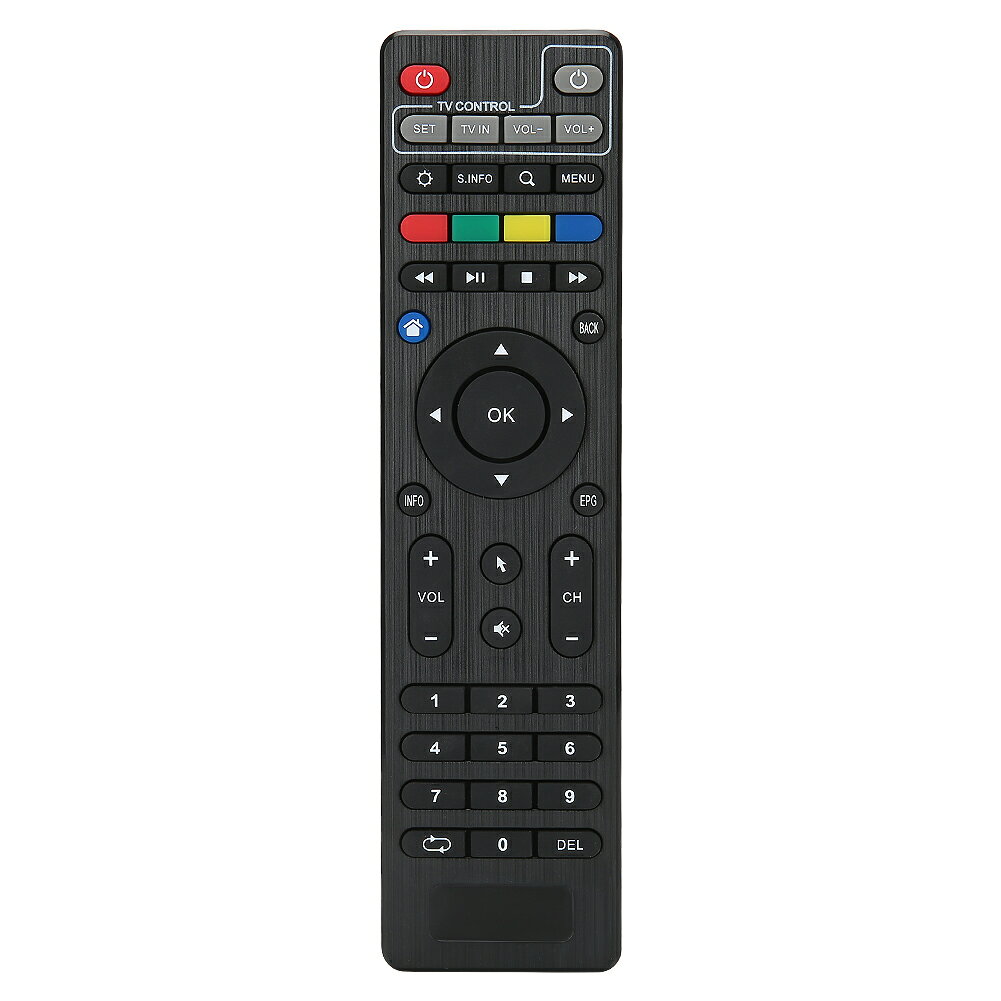 黒の高速便利なリモコン TV ボックス コントローラー Tvip410 Tvip412 Tvip415 Tvip605 Tvips300 用の使いやすい ABS