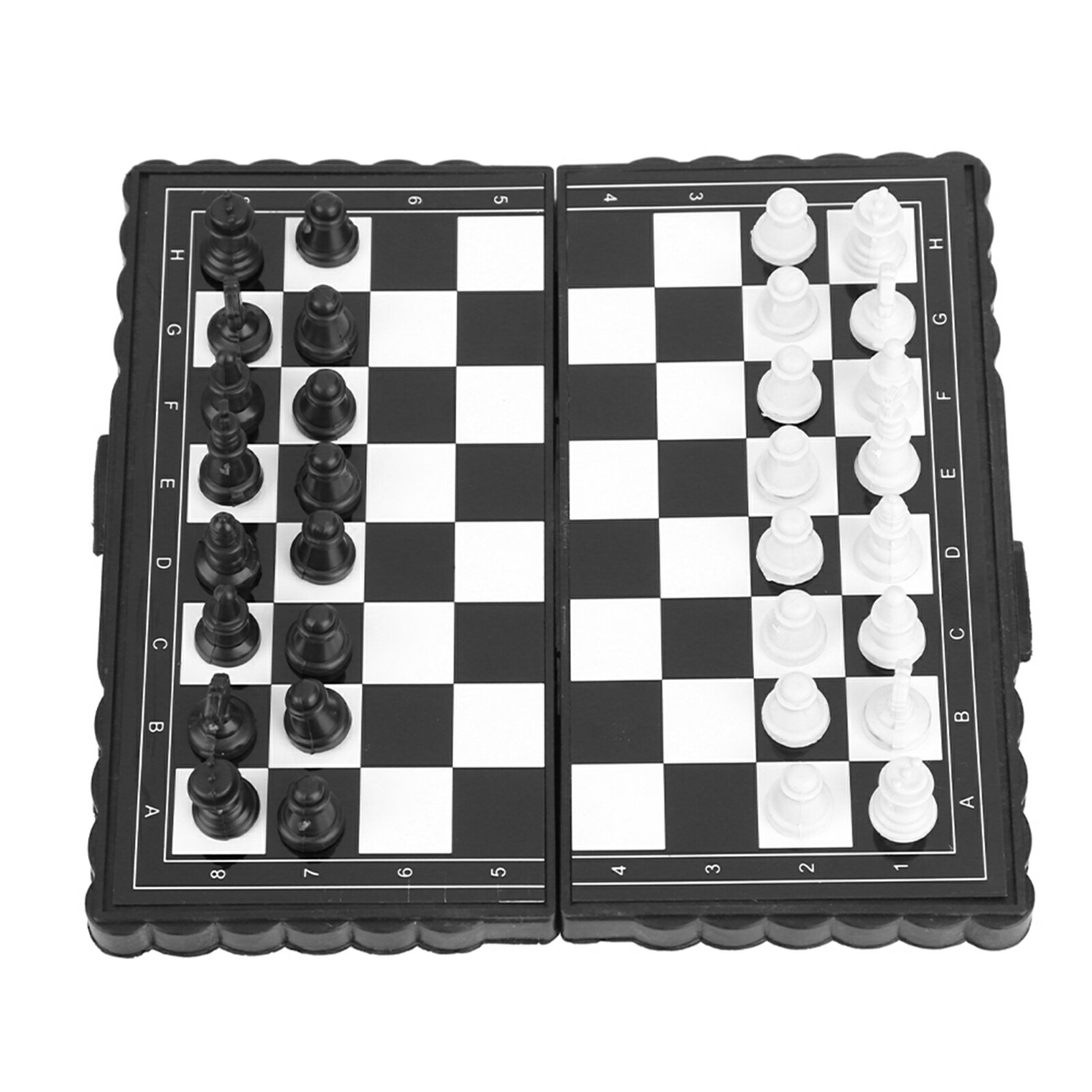 折りたたみチェス 磁気チェスセット折りたたみチェス盤のデザインは 子供のおもちゃのための脳のゲームのための屋外ゲームのための屋外パーティーのために簡単に遊ぶことができます