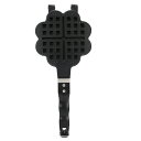 ワッフルメーカー 直火タイプ ワッフル コンパクト ワッフル焼き器 ワッフル モッフル クロッフル ワッフルプレート 調理 ホームパーティー お菓子作り 簡単 ...