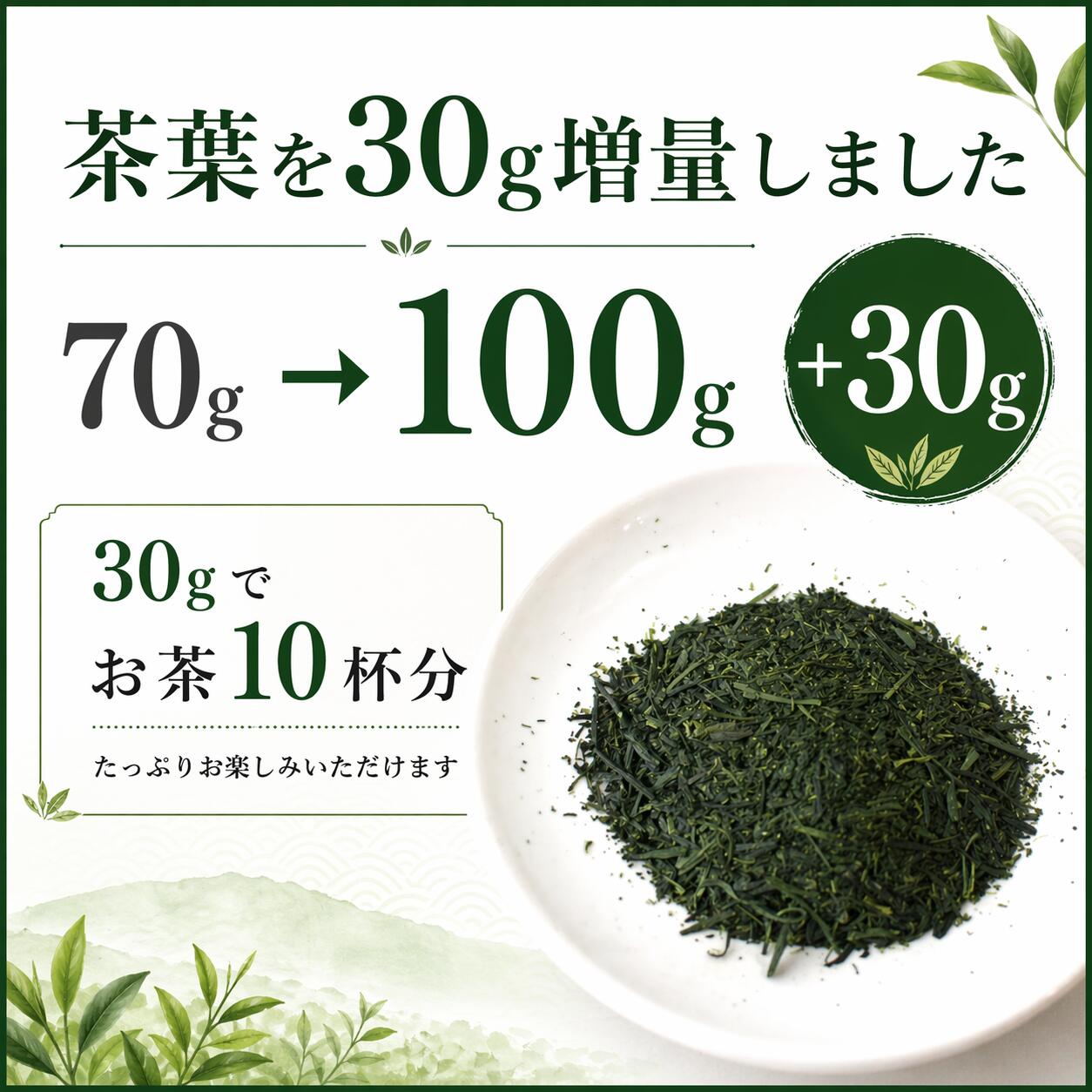 増量しました【お試し価格】煎茶 鹿児島産 旨渋...の紹介画像2