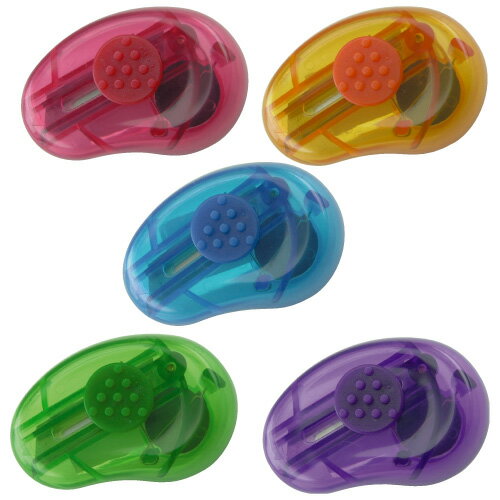 【送料無料】 iQ-100P マグネット付きカッター お色選べます NTカッター クリアカラー レッド ブルー オレンジ グリーン パープル ステンレス刃 【動...