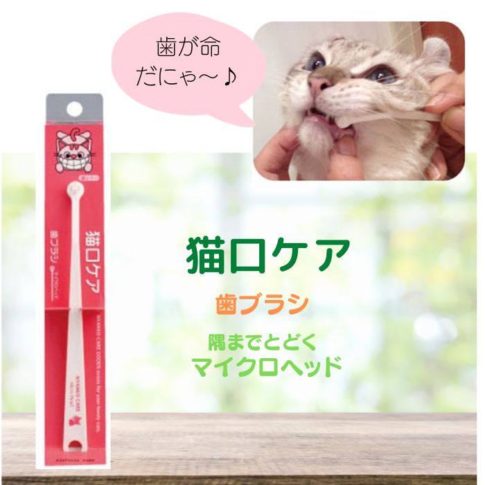 猫口ケア はぶらし マイクロヘッド 猫用歯ブラシ 歯ブラシ 日本製 マインドアップ デンタルケア 3980円以上送料無料