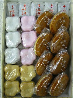 あす楽厳選3種和菓子「松」セット（23個入り）【あす楽対応_東北】【あす楽対応_関東】【あす楽対応_甲信越】【あす楽対応_北陸】【あす楽対応_東海】【あす楽対応_近畿】【楽ギフ_包装】【楽ギフ_のし宛書】【楽ギフ_メッセ入力】 baikatei-10000086 和菓子処江戸東京柳橋@梅花亭 サンプル画像2